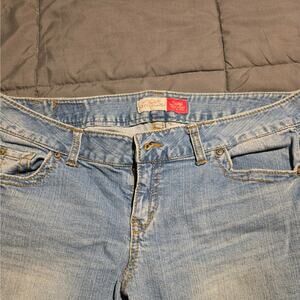 Aeropostale Hailey Skinny Flare Bootcut Jeans Blue Denim Women's 13/14 Regular